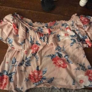 Off the shoulder american eagle top